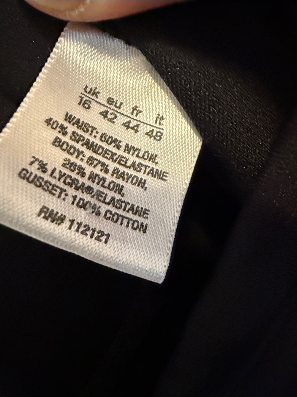 SPANX Black Maternity/Support Capris - Picture 3 of 4